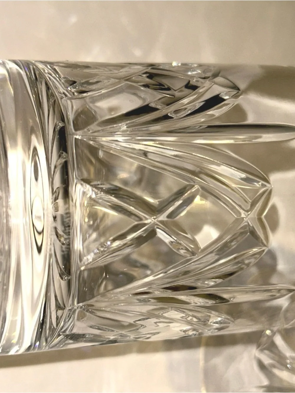 2 Waterford Marquis Brookside 3 5/8” Straight Side Double Old Fashioned Tumblers
